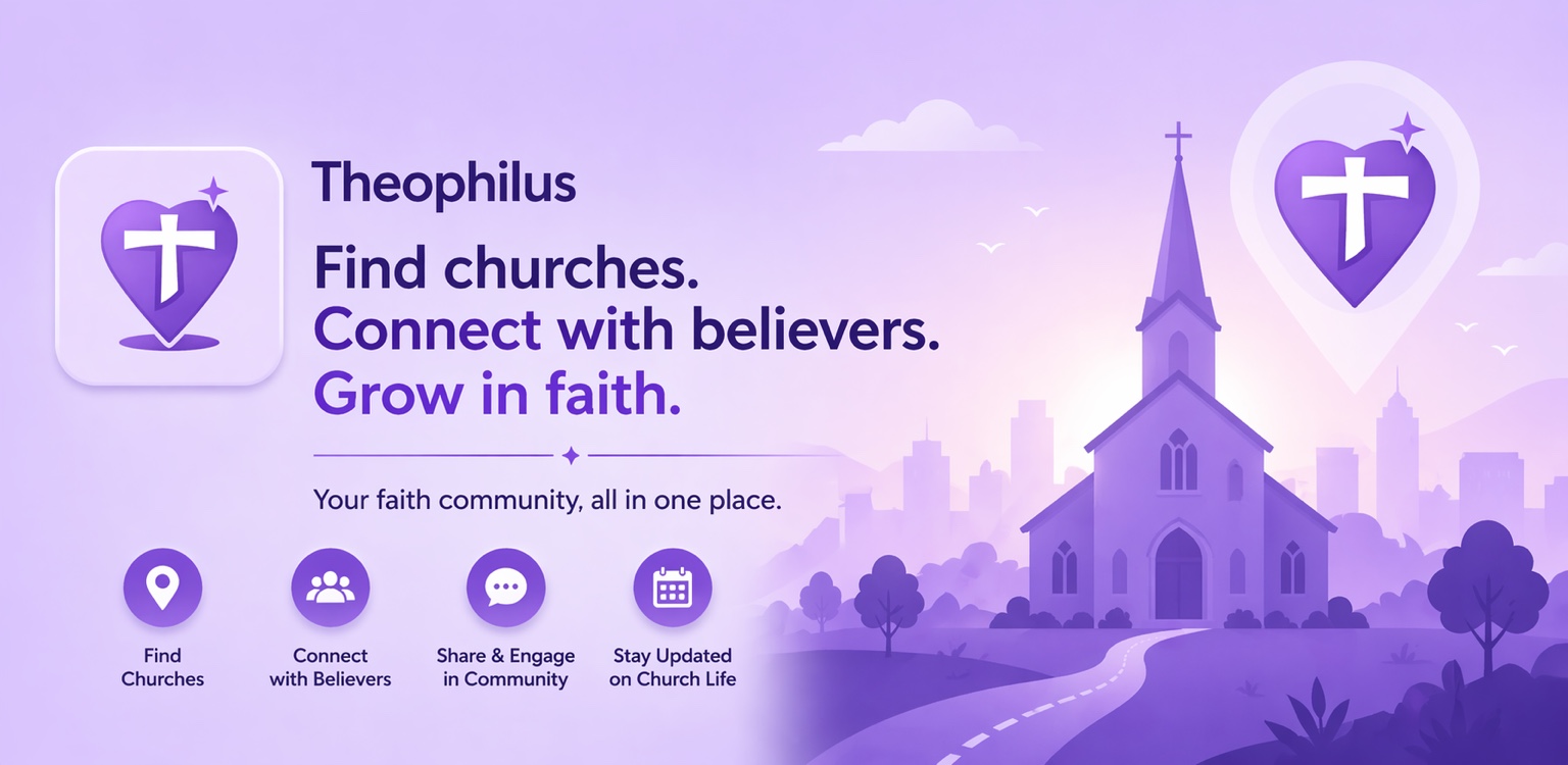 Theophilus — Find churches. Connect with believers. Grow in faith.